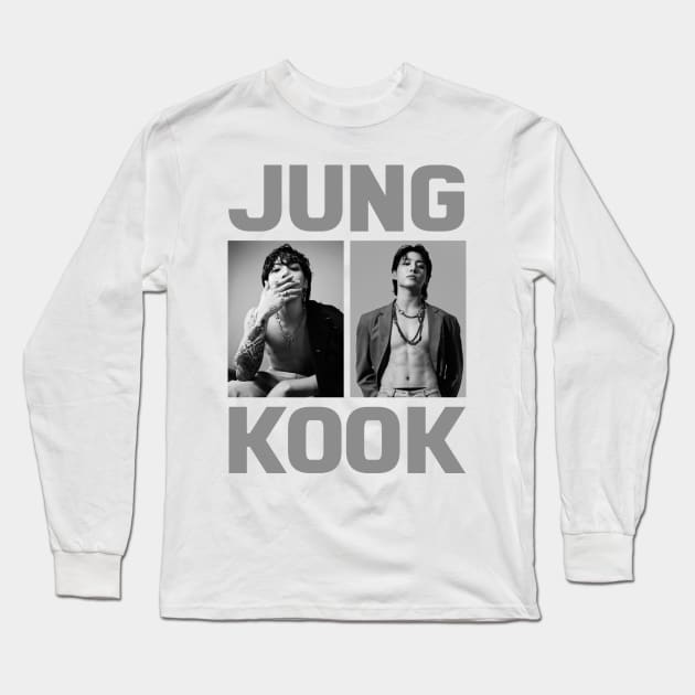 Jeon Jungkook Seven Jung Kook Long Sleeve T-Shirt by WacalacaW